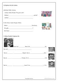 Familie Und Sich Vorstellen Deutsch Lernen Text Auf Deutsch Daf