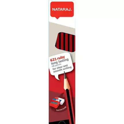 Nataraj 621 12pcs red