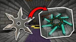 What kind of tool is the ninja star? How To Make A Realistic Ninja Throwing Star Shuriken In Minecraft 1 2 Youtube