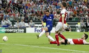 Eden hazard scores twice in europa league final. Europa League Hazard Hits Brace As Chelsea Humiliate Arsenal 4 1