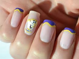 Piccolo, per non dire il minimo. 16 Examples Of Disney Nail Art That Will Render You Speechless Beauty And The Beast Nails Nail Art Disney Little Mermaid Nails