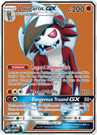 Lougaroc Gx Pokemon Carte Pokemon Pokemon Charizard