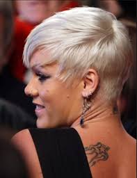 Back View Of Pink Pink Singer Hairstyles Punk Hair Short Punk Hair