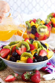 Sparkling Fruit Salad With Champagne Mimosa Dressing The Suburban Soapbox Recipe Best Fruit Salad Fruit Salad Easy Easy Fruit Salad Recipes