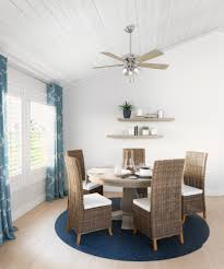 Don't treat choosing a ceiling fan with lights like an afterthought. Installation Gallery Dining Room Lighting Fans