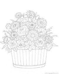 You might also be interested in coloring pages from roses category. Flower Bouquet Coloring Pages Coloring Home