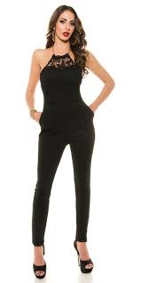 Appuyer n'importe où pour fermer cliquer n'importe où pour fermer. Combinaison Pantalon Femme Avec Bustier Dentelle Noir