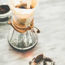 Morning Black Filtered Coffee In Chemex Square Crop In 2020 Filter Coffee Glass Flask Chemex
