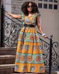 1 x robe longue __. Robe En Pagne Longue 5fe0ab