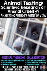 Analyzing Author S Point Of View In A Non Fiction Text Animal Testing Nonfiction Texts Nonfiction Text Activities Authors Point Of View