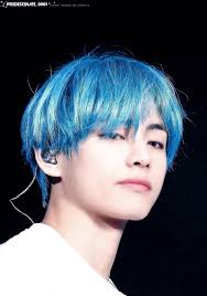 Blue guy hair illustrations & vectors. What Is The Name Of The Blue Hair Bts Quora