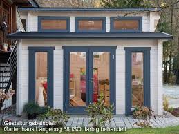 Das Moderne Helle Gartenhaus Langeoog 58 C Mit Isolierverglasung Holzhaus Bausatz Gartenhaus Pultdach Holzhaus