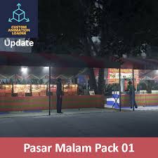 I remember them dismantling the tent a few weeks ago and then 2 days later, they erected the tent back up again! Steam Workshop Pasar Malam Pack 01