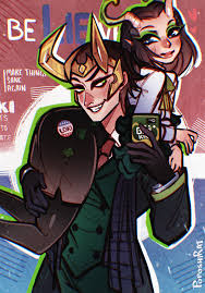 President Loki, Secretary Mantis (Art by me) : rmarvelrivals