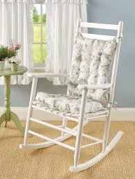 Well you're in luck, because here they come. Hydrangea Rocker Chair Pad Set Resilient Chair Cushions