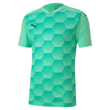 Shipping was timely and the packaging had an issue as the box was totally soaked upon arrival. Puma Teamfinal 21 Graphic Jersey Green Glimmer Aqua Green Pro Keepers Line