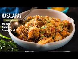 Masala Pav Upma How To Make Masala Pav Recipe Mumbai Famous Street Food Youtube Food Mumbai Street Food Street Food