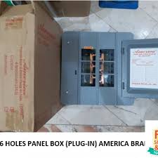 The main circuit breaker panel is essentially a big switch that safely distributes the supply of power to your house. Panel Box 6 Holes Plug In America Circuit Breaker Enclosure Boston Shopee Philippines
