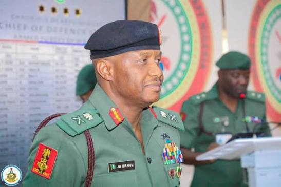 SERVICE CHIEFS HONOUR LIEUTENANT GENERAL AB IBRAHIM AT DECORATION CEREMONY  The Chief of the Air Staff (CAS), Air Marshal Sunday Kelvin Aneke, on 4  November 2025, joined the Chief of Defence Staff (