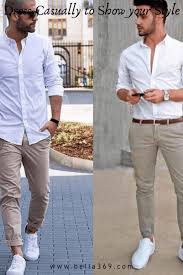 Casual Dress Makes Up The Majority Of What Most People Wear But Looking Good While Dressing D Look Casamento Civil Roupa Casamento Civil Moda Masculina Dicas