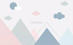 Even wallpapers help increase the playing field. Blue Pink Mountains And Clouds Wallpaper Mural Nursery Wall Decor Girl Kids Wallpaper Kids Wall Murals