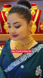 Antique Temple Jewelry Set Collection by Hiranya Jewellers