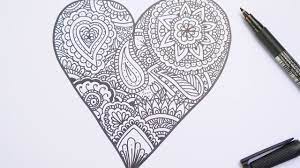 Ausgehend von diesem grundmuster können sie ihr mandala verfeinern. Mandala Zeichen Herz Speed Drawing Mandalas Selber Machen Youtube