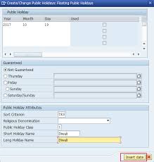 French organisations and businesses close on public holidays. Sap Holiday Calendar Tutorial Free Sap Hr Training
