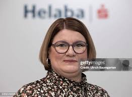 Tamara Weiss, Chief Risk Officer at Helaba, during the annual press... News  Photo