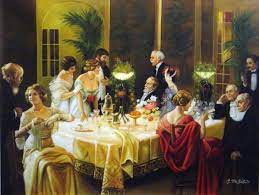 Grun's best known painting is called the dinner party, produced in 1911.it was, however, in the fields of poster art and illustration art, for which he was famous. Dinner Party Painting By Jules Alexandre Grun Reproduction Ipaintings Com