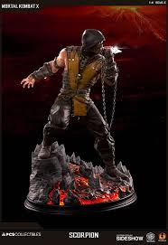 Tons of awesome scorpion mk11 wallpapers to download for free. Mortal Kombat Scorpion Statue By Pop Culture Shock Sideshow Collectibles