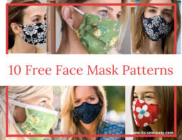 Here are some of the best free sewing patterns for making face masks at home. 10 Free Face Mask Patterns It S Sew Easy