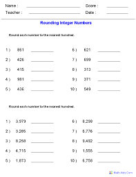 Looking for lessons, videos, games, activities and worksheets that are suitable for 9th grade and 10th grade math? Rounding Worksheets Rounding Worksheets For Practice