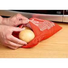 The potato express is a microwaveable bag that claims to cut cooking time from microwaving potatoes. Microwave Potato Bag Set Of 2 Scotts Of Stow