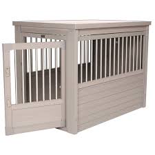 A dog crate is not a jail to your dog but rather it is a means of providing your dog with a place to seek shelter when it needs to be alone. Must Have Ecoflex Dog Crate End Table Grey Large From New Age Pet Accuweather Shop