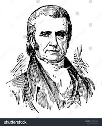 John Marshall 1755 1835 He American Stock Vector (Royalty Free) 1339901258 