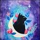 Paint Nite: Galaxy Moon Cat