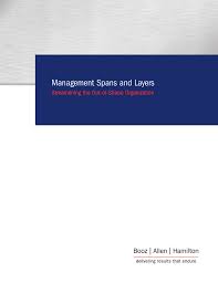 management spans and layers