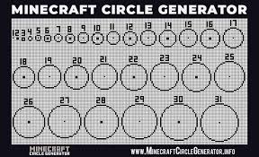 Circles in minecraft can come in many different sizes, so depending on what the player is looking for, different blocks . Minecraft Circle Generator Pixel Circle Generator