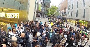 Apple store angebote | filialen. Kurz Vor 8 Uhr Beim Apple Store Munchen Events Galerie Mactechnews De