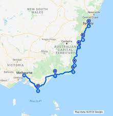 For more details on things to do on australia's east coast, check out the australia map or the map of sydney. Driving Directions To Melbourne Victoria Australia Google My Maps