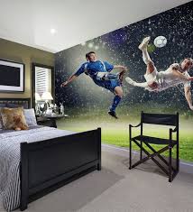 Looking for the best wallpapers? 30 Football Bedroom Wallpaper On Wallpapersafari