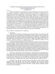Saat gugup itu adalah saat wawancara, saat tes kerja, menanti hasil pengumuman dan masih banyak lagi lainnya. Paper Pendekatan Kaunseling Islam Abizal Abrahamic Religions Religious Behaviour And Experience