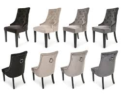 New Heston Velvet Dining Chair Stud And Knocker Oyster Black Light Or Deep Grey Home Furniture Diy Dining Chairs Velvet Dining Chairs Gray Dining Chairs