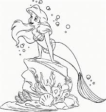 Princesa Ariel Para Colorear