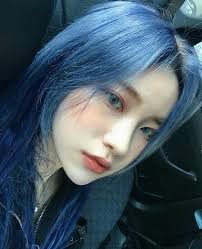 In the case of european o. Blue Hair B Discovered By Ridley Duleuze On We Heart It