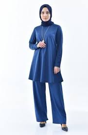 Sefamerve Tunik Pantolon Ikili Takim 0279 06 Indigo Moda Stilleri Indigo Giyim