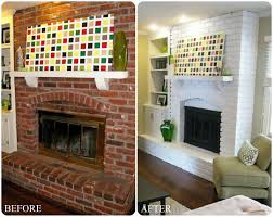 We have a brick fireplace that i painted white. Diy Fireplace Makeovers Faux Mantels Shelves The House Of Smiths