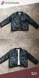 Boys Jacket Boys Faux Leather Jacket With Soft Lining Inside Size 3 4 H M Jackets Coats Jackets Leather Jacket Faux Leather Jackets