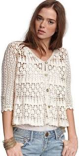 Krem Tonlarinda Kapri Kollu Bayan Tig Isi Hirka Modeli Crochet Ladies Tops Crochet Clothes Crochet Cardigan Pattern